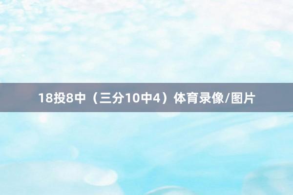 18投8中（三分10中4）体育录像/图片