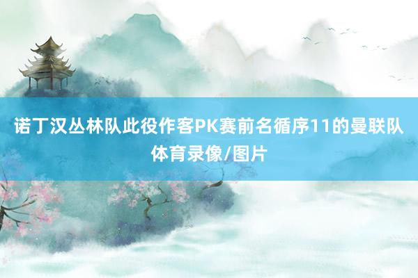 诺丁汉丛林队此役作客PK赛前名循序11的曼联队体育录像/图片