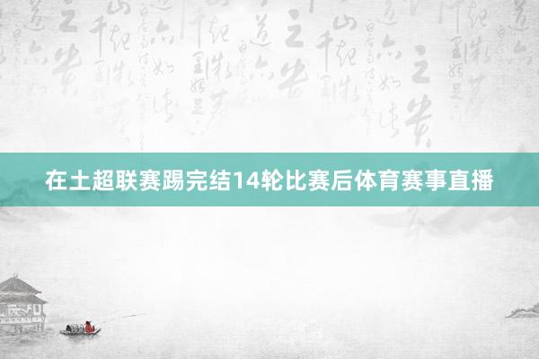 在土超联赛踢完结14轮比赛后体育赛事直播